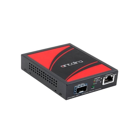 Antaira 10G/5G/2.5G/1G Copper to 10GBASE-X SFP+ Media Converter FCU-6001-SFP+